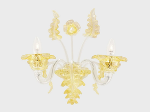 ARMONIA D'ORO - Handmade Murano glass wall lamp _ Sogni Di Cristallo